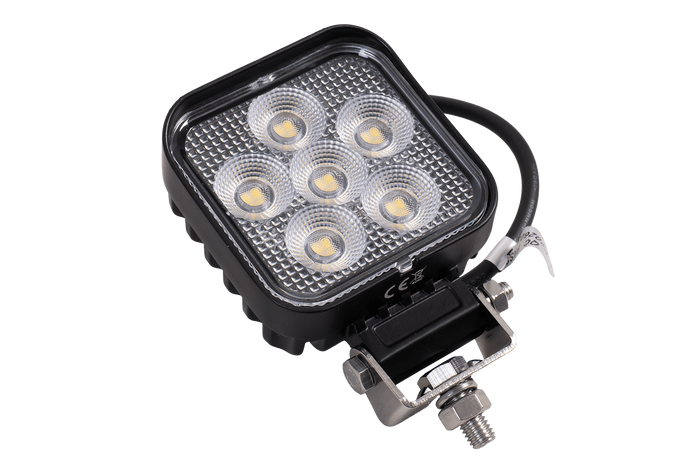 Lampe de travail, réflecteur LED TT TECHNOLOGY NOIR TT.13324, 24 LED, 1920 lm carré