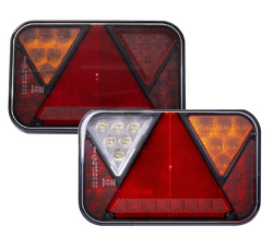 Feux arrière FRISTOM FT-270 LED à baïonnette 5 broches, 6 fonctions gauche + droite