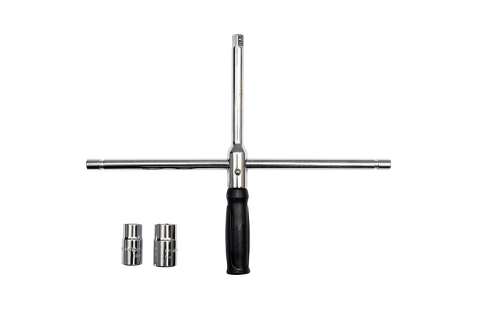 Clé à roue pliante YATO YT-08035 avec étui, douilles 17-23 mm