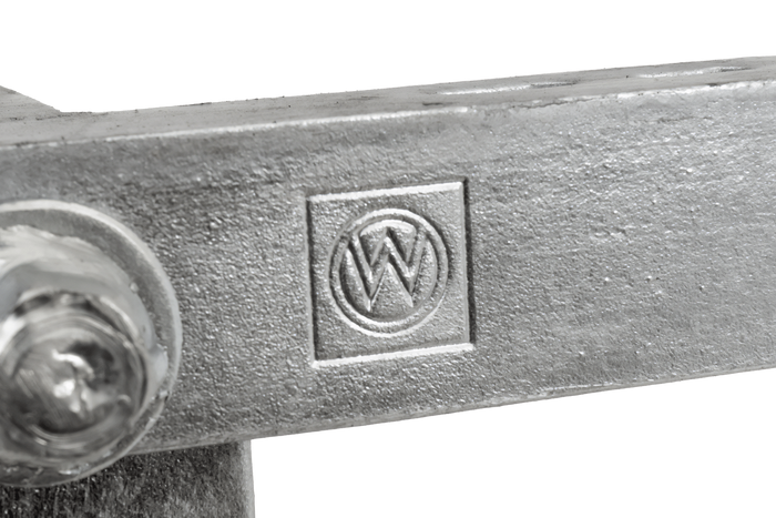 Stabilisateur d'angle extensible WINTERHOFF ADS460 V pour remorques 450 kg 450 mm