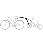 Trail Angel - Barre de remorquage pour vélo enfant - Noir