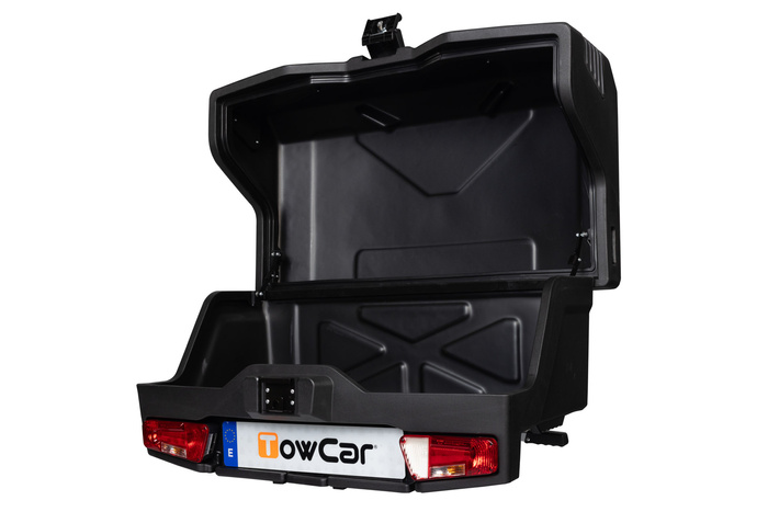 Towbox EVO urban black - Coffre à bagages monté sur attelage
