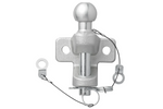 Boule d'attelage double fonction ProPlus 341216V01, entraxe de 50 mm, capacité de remorquage de 3 500 kg