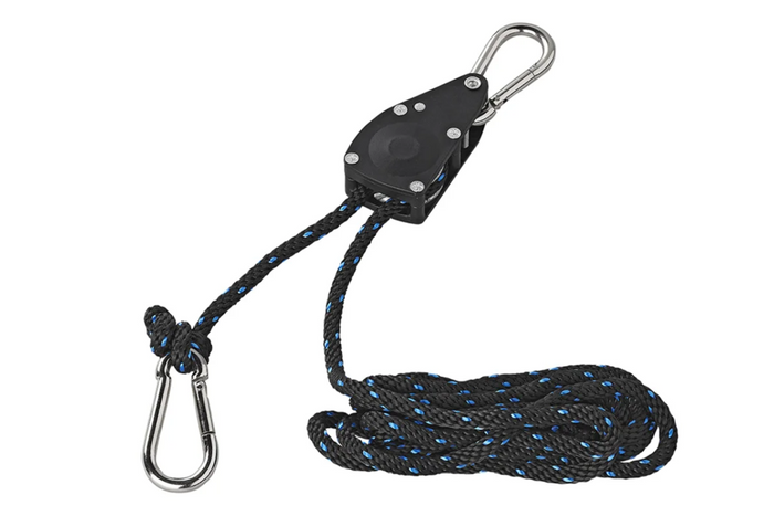 Lot de deux treuils à câble ProPlus 320054V01, palan à câble avec cliquet, 2,5 m, 136 kg