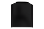 Vanne de goulotte à grains noire UNITRAIER pour remorques agricoles 250x355mm