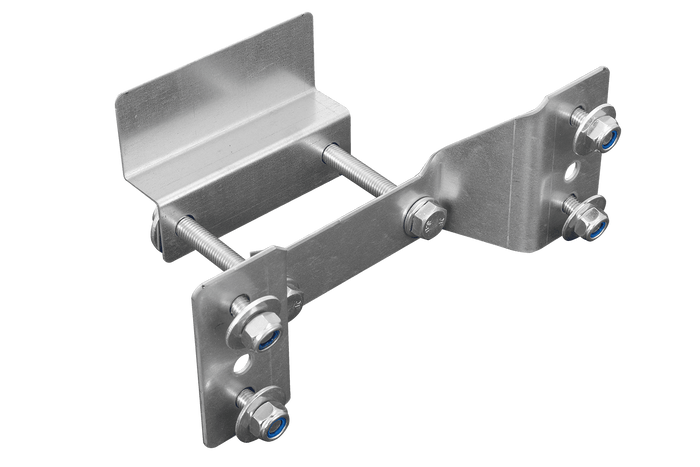 Support de roue de secours pour remorque de jardin UNITRAIER KIPP avec réflecteur