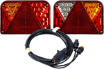Feux arrière LED DOBPLAST DPT35 + faisceau MANTES 4 m 7 broches