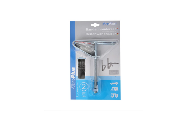 Ensemble de deux supports de roue muraux ProPlus 390050