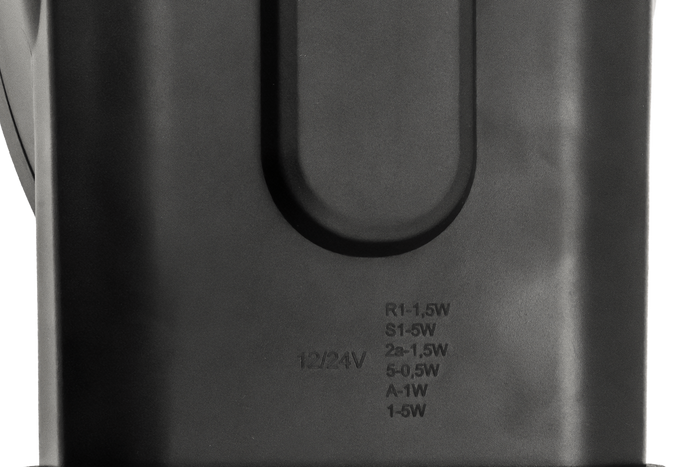 Feu avant universel FRISTOM FT-356 LED IND avec support de montage latéral