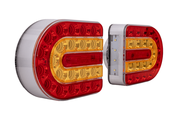 Feux arrière LED SPAREX CONNIX S.130977, 4 fonctions gauche + droit, sans fil, magnétiques