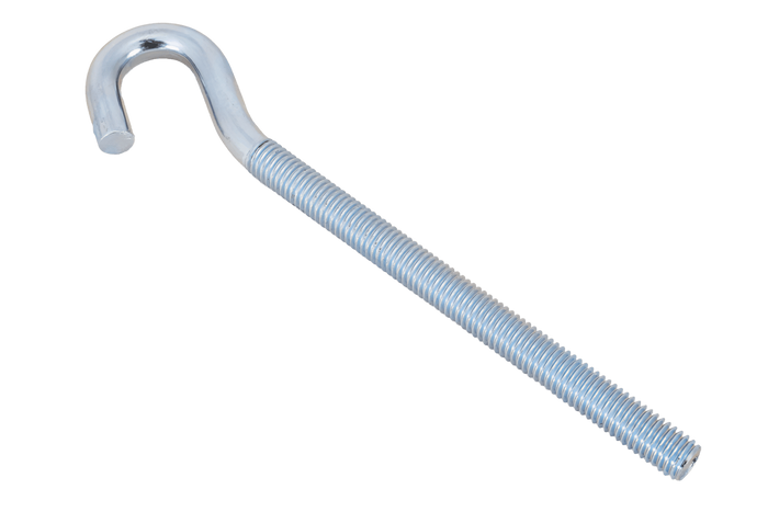 Piton, crochet, gond DROMET HZ M8x140 avec œillet ouvert (coudé)