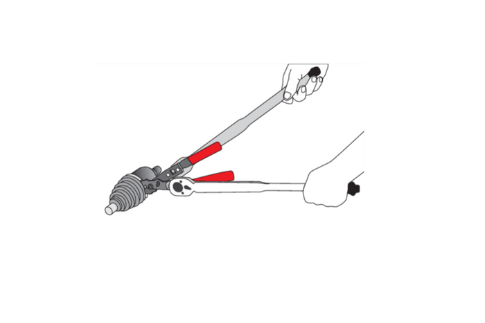 Pince à serrage pour joints YATO YT-0606, 235 mm