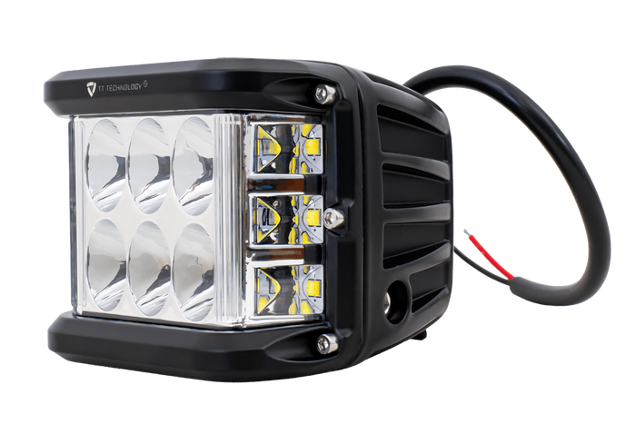 Lot de deux lampes de travail LED, réflecteur TT TECHNOLOGY TT.13209, 12xLED 2200lm