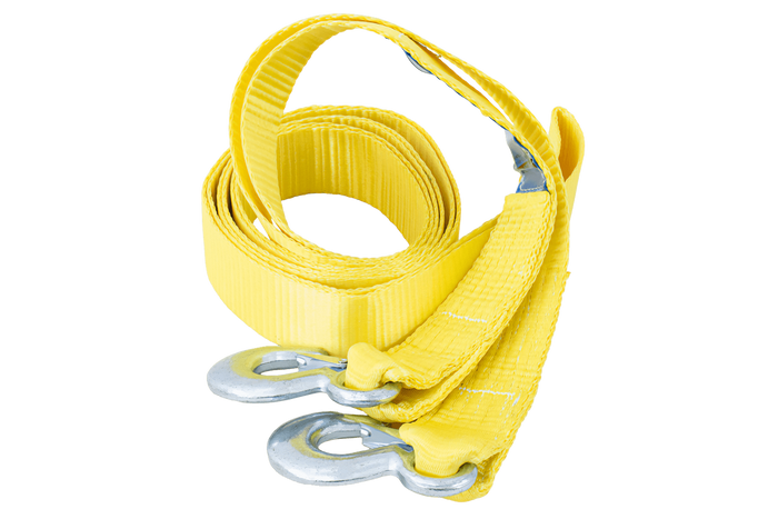 Sangle de remorquage avec crochets UNITRAILER 4,5 m/50 mm/5 t jaune