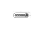 Feu arrière LED TruckLED L1873 universel à 4 fonctions