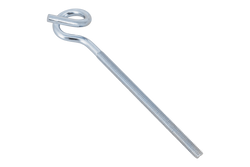 Crochet, piton, modèle sinueux  DROMET HOH M6x120