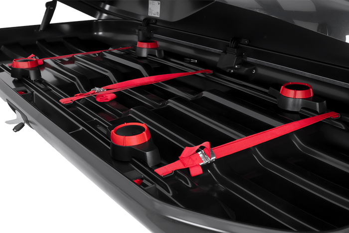 Coffre de toit Atera Casar XL, noir métallisé