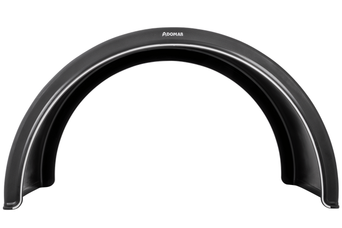 Garde-boue double pour remorque 20-24,5" DOMAR DK1685 passage de roue 1340/670mm