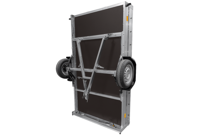 Remorque à un essieu sur ressorts 264x150 UNITRAILER GARDEN 265/R KIPP