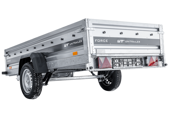 Remorque sur ressorts 264x125 UNITRAILER FORCE 264/R KIPP