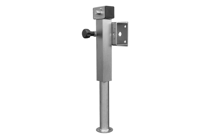 Support de manivelle extensible UNITRAILER D-110.000.049 pour remorque plateau 1300 kg, entraxe 410-645 mm