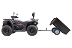 Remorque de jardin pour tracteur, quad UNITRAIER, chariot basculant 225 kg, 1030 x 700 mm