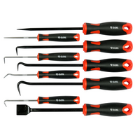YATO YT-08426 Kit de 8 hameçons avec poignée et grattoir à joint