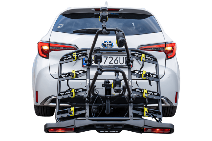 Porte-vélos Inter Pack Quattro pour attelage 13 broches