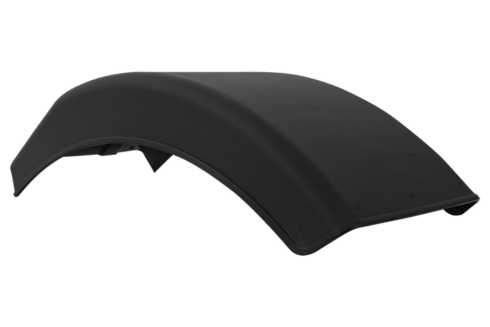 Demi-garde-boue pour remorque DOMAR DR1012201 passage de roue 384/200mm droit