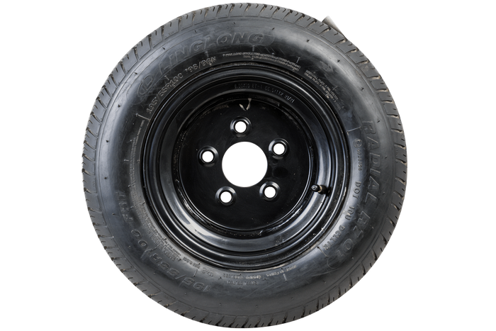 OUTLET Roue renforcée pour remorque LINGLONG TIRE 195/55 R10C 98/96N UNITRAILER RIM noir 6Jx10" 5x112 ET:-4