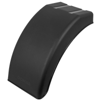 Demi-garde-boue droit pour remorque DOMAR DR1014002, passage de roue 400/240 mm