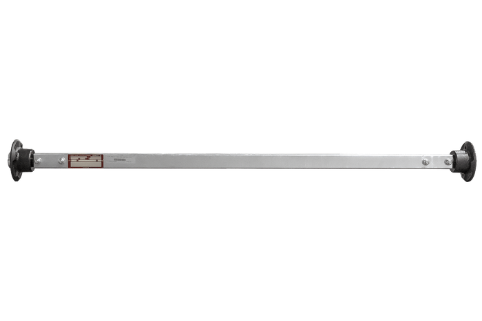 Essieu rigide à ressort KNOTT VR7 sans frein pour remorque 750 kg, 1240 mm, 1580 mm, 4x100