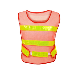 Gilet réfléchissant orange HERMON XXL avec velcro latéral