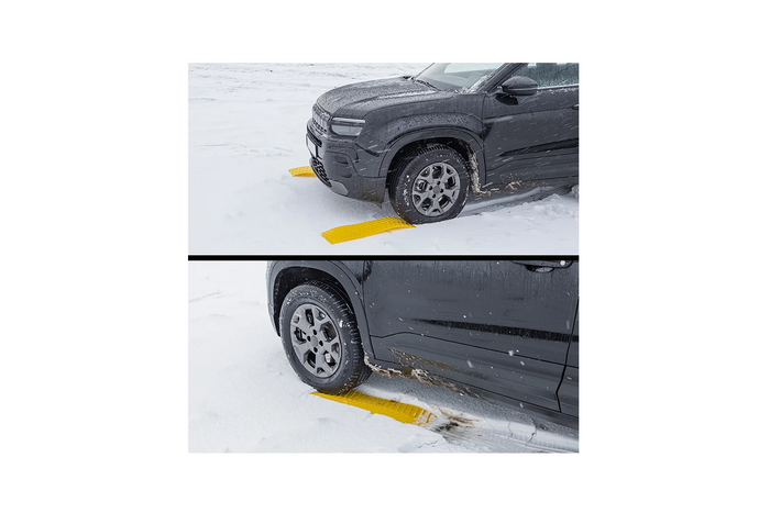 Lot de deux tapis de roue antidérapants ProPlus Grip System 740 x 225 mm