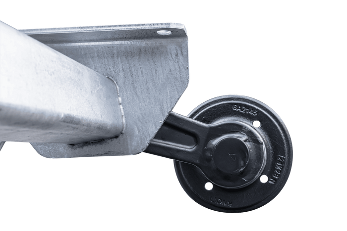 Essieu non freiné KNOTT VG7-L pour remorque 750kg 1607mm 2027mm 4x100