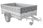 Côtés en aluminium BIS pour la remorque UNITRAILER GARDEN 230 KIPP ALU