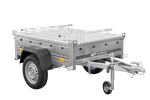Remorque à un essieu 150x106 UNITRAILER GARDEN 150 KIPP avec bâche en aluminium