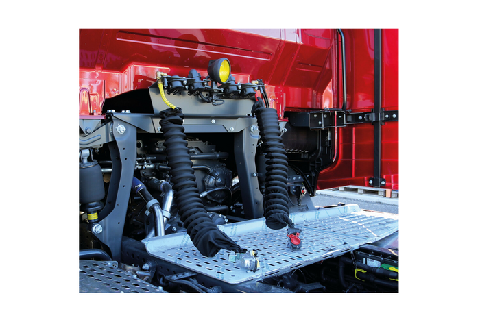 Gaine spiralée LAMPA Truck-Tights pour câbles 97173, gaine flexible noire, 220 cm de diamètre, 11 cm de hauteur