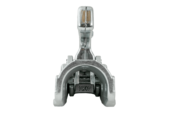 Attelage à boule STEELPRESS BC-3000C-00-00 pour remorque de 3000 kg avec timon tubulaire de 50 mm, en fonte