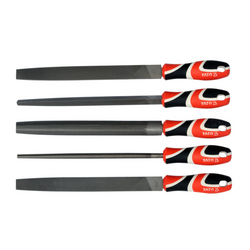 Jeu de 5 limes métalliques YATO YT-6238, longueur 250 mm