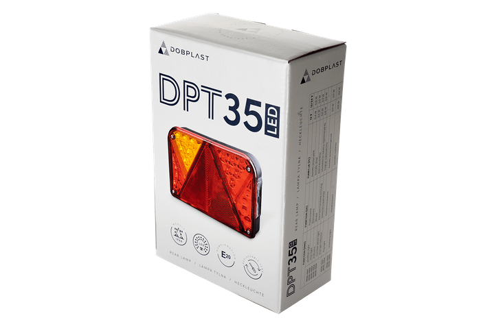 Feu arrière LED DOBPLAST DPT35, 6 fonctions droit