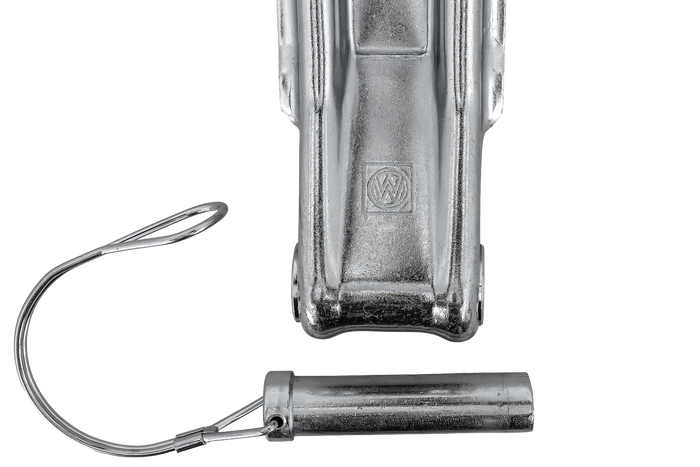 Charnière latérale avec poignée, support WINTERHOFF BSCH 10-17-170+BSCHG 10-17-C montage latéral remorque complet