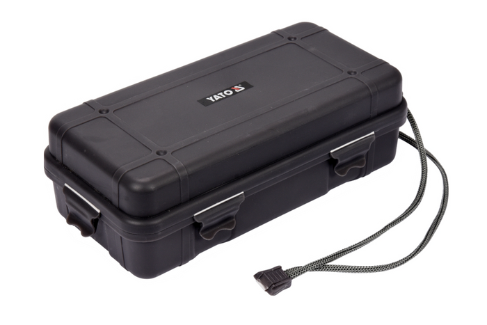 Lampe torche multifonction YATO YT-085609 LED 900 lm, batterie externe, ouvre-bouteille, marteau de secours
