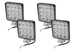 Lot de quatre lampes de travail LED avec réflecteur HERMON EL042 16xLED 3840lm
