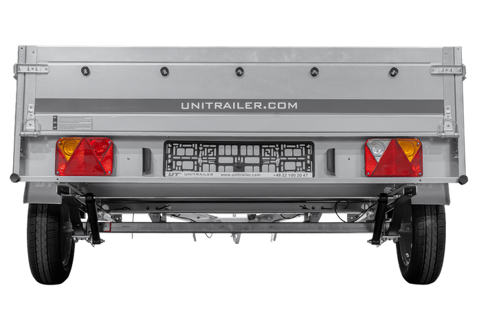 Remorque à un essieu sur ressorts 264x150 UNITRAILER GARDEN 265/R KIPP