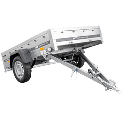 Remorque à un essieu sur ressorts 200x125 UNITRAILER GARDEN 201/R KIPP