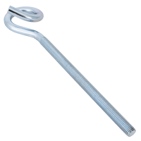 Crochet, piton, modèle sinueux DROMET HOH M12x260