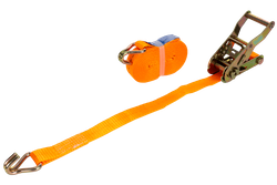 Courroie de transport orange UNITRAIER 6 m/25 mm/1 t avec tendeur