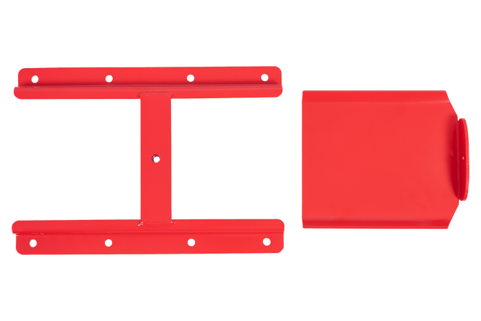 Goulotte à grains rouge UNITRAIER pour remorques agricoles 250x355mm