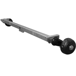 Essieu freiné KNOTT VGB13M pour remorque/porte-voitures 1350 kg 1900 mm 2350 mm 5x112